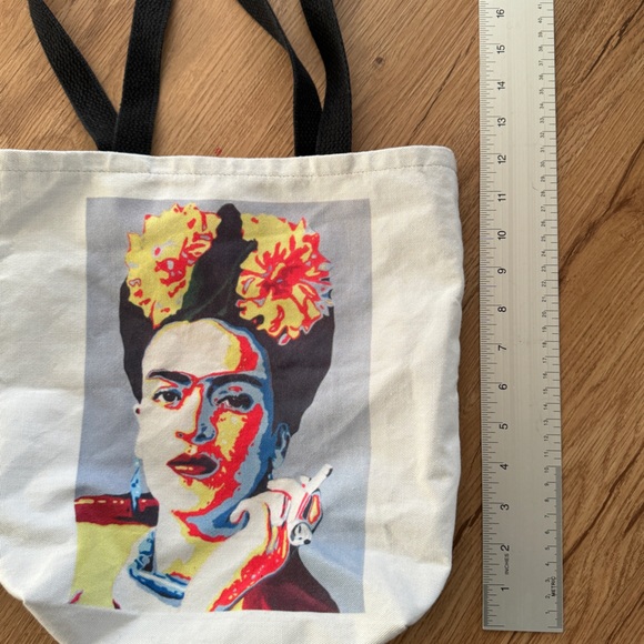 Frida Kahlo Travel Bundle Canvas Tote and Wallwt - Picture 7 of 7